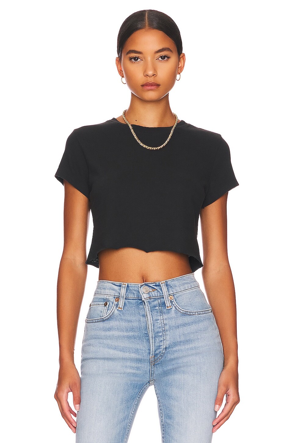 Футболка RE/DONE x Hanes Cropped 60's Slim, черный
Футболка RE/DONE x Hanes Cropped 60's Slim, черный