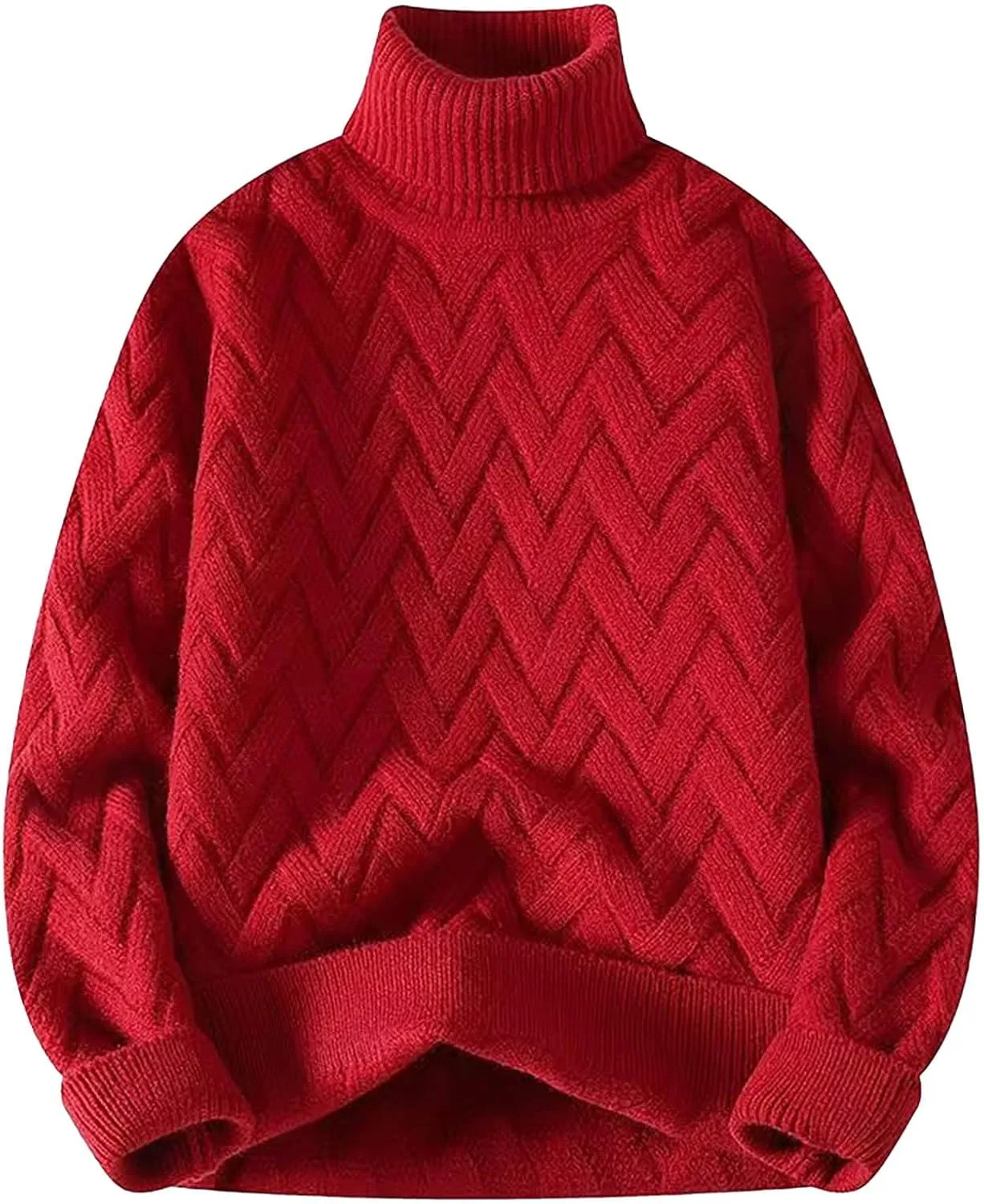 Мужской свитер с воротником стойкой, длинный рукав, теплый вязаный пуловер
Мужской свитер с воротником стойкой, длинный рукав, теплый вязаный пуловер