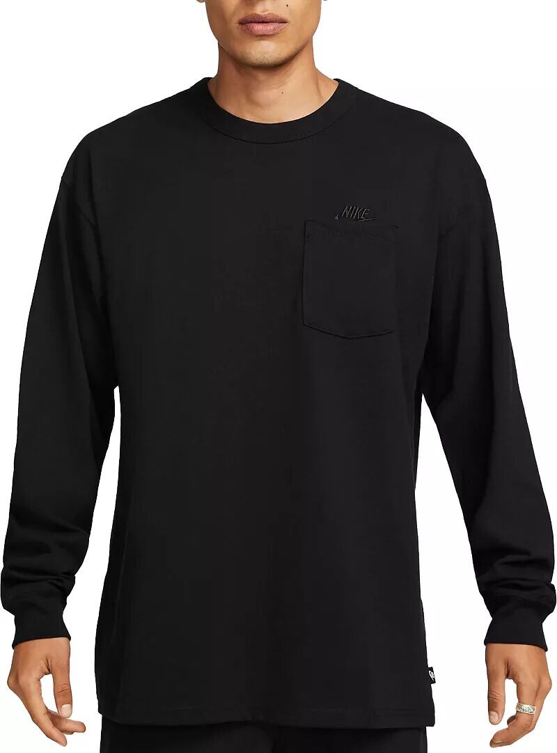 Мужская футболка с длинными рукавами и карманами Nike Sportswear Premium Essentials, черный
Мужская футболка с длинными рукавами и карманами Nike Sportswear Premium Essentials, черный