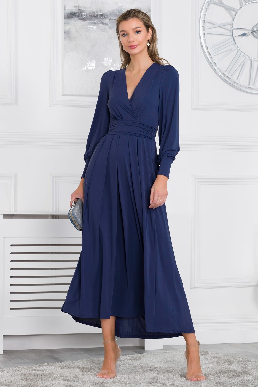 Синее трикотажное платье Rashelle с длинными рукавами Jolie Moi, синий
Синее трикотажное платье Rashelle с длинными рукавами Jolie Moi, синий