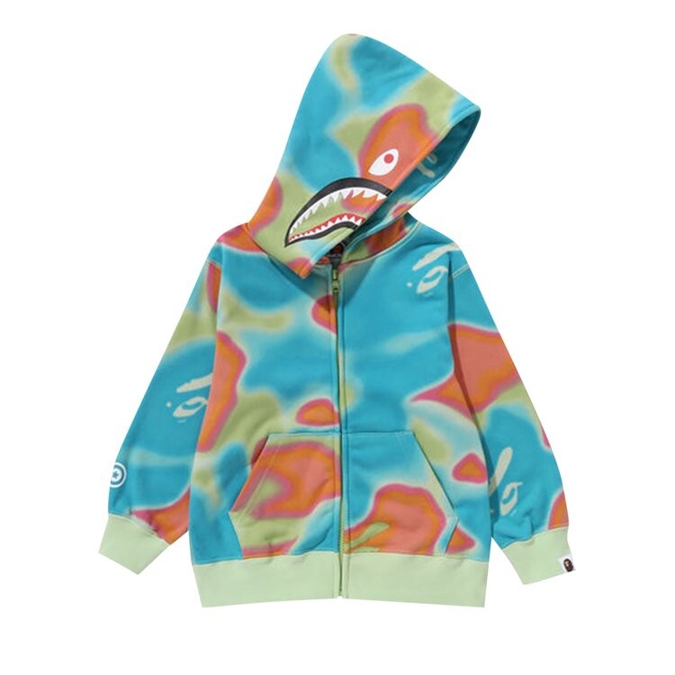 Худи BAPE Kids Liquid Camo Shark Zip Hoodie, зеленый
Худи BAPE Kids Liquid Camo Shark Zip Hoodie, зеленый