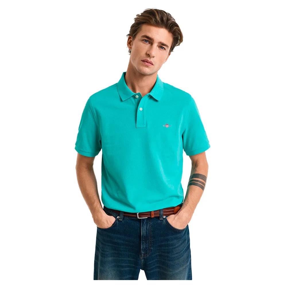 Поло с коротким рукавом Gant Reg Shield, синий
Поло с коротким рукавом Gant Reg Shield, синий