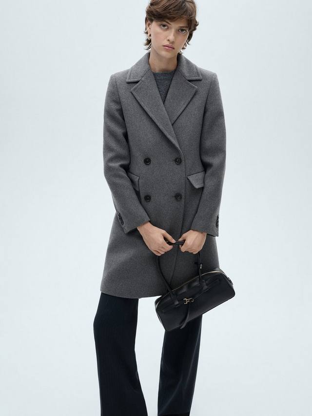 Полушерстяное пальто dali Mango, серый
Полушерстяное пальто dali Mango, серый