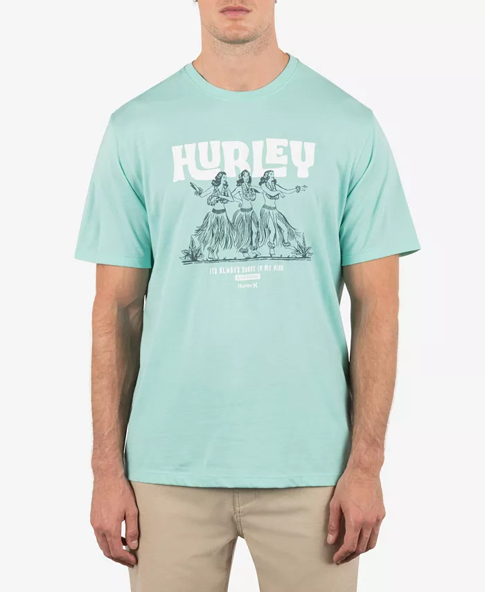 Мужская футболка с коротким рукавом Hula Hurley, зеленый
Мужская футболка с коротким рукавом Hula Hurley, зеленый
