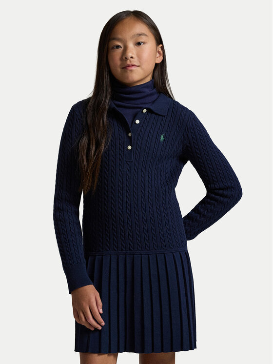 Вязаное платье regular fit 313978841001 Polo Ralph Lauren, синий
Вязаное платье regular fit 313978841001 Polo Ralph Lauren, синий