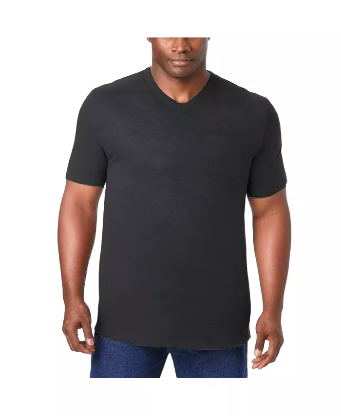 Футболка с V-образным вырезом удлиненного кроя Big & Tall, легкая, не садится после стирки KingSize, черный
Футболка с V-образным вырезом удлиненного кроя Big & Tall, легкая, не садится после стирки KingSize, черный