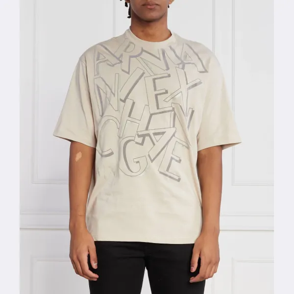 Футболка свободного кроя Armani Exchange, бежевый
Футболка свободного кроя Armani Exchange, бежевый