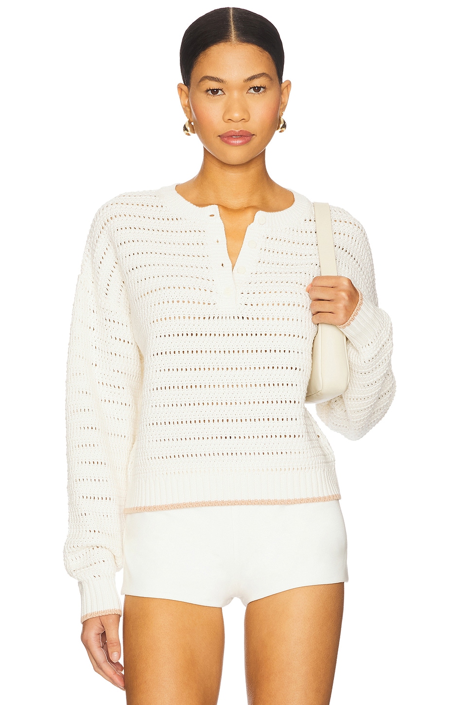 Пуловер "Maeve Henley" Sablyn, gardenia & pink sand
Пуловер "Maeve Henley" Sablyn, gardenia & pink sand