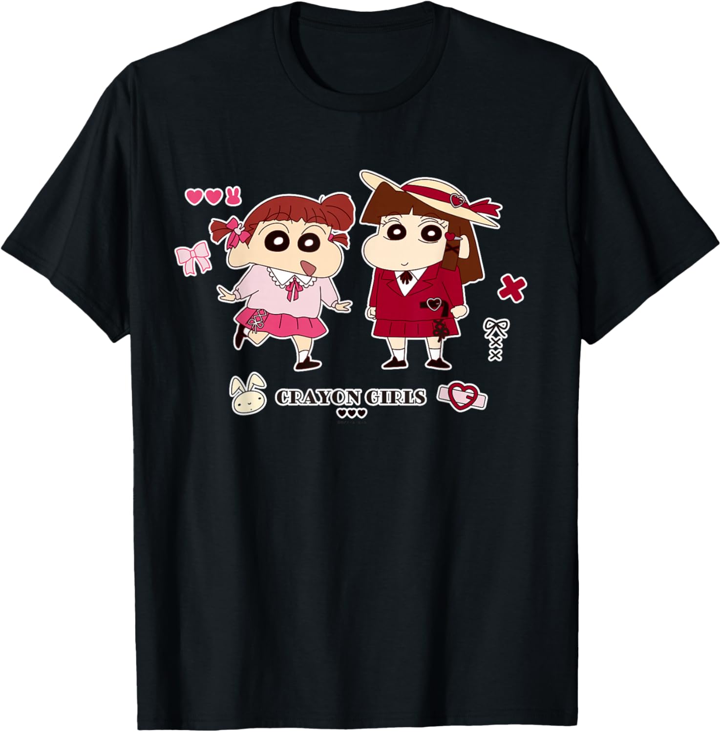 Футболка Crayon Shin-chan Crayon Girls, черная Crayon Shinchan
Футболка Crayon Shin-chan Crayon Girls, черная Crayon Shinchan