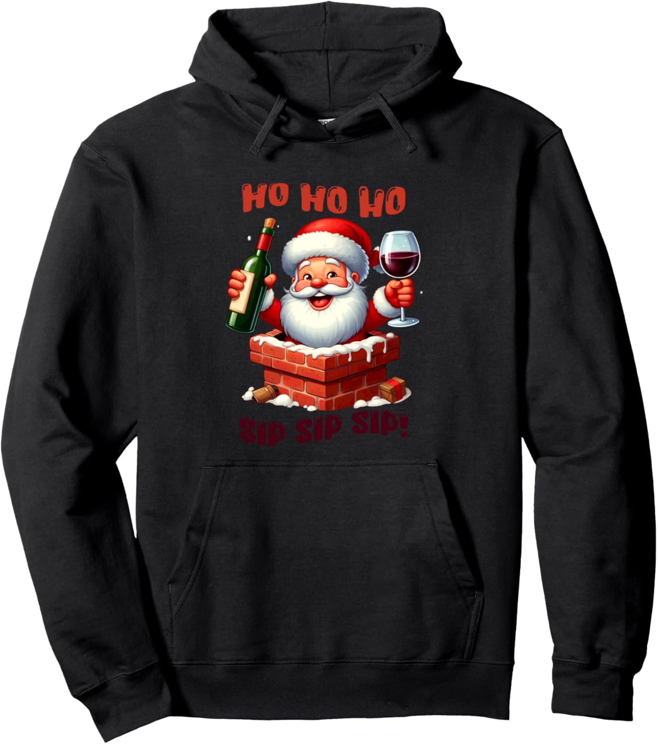 Ho Ho Ho Толстовка с подвеской Santa Wine Sip Santa Claus Christmas Wine Holiday Fun, черный
Ho Ho Ho Толстовка с подвеской Santa Wine Sip Santa Claus Christmas Wine Holiday Fun, черный