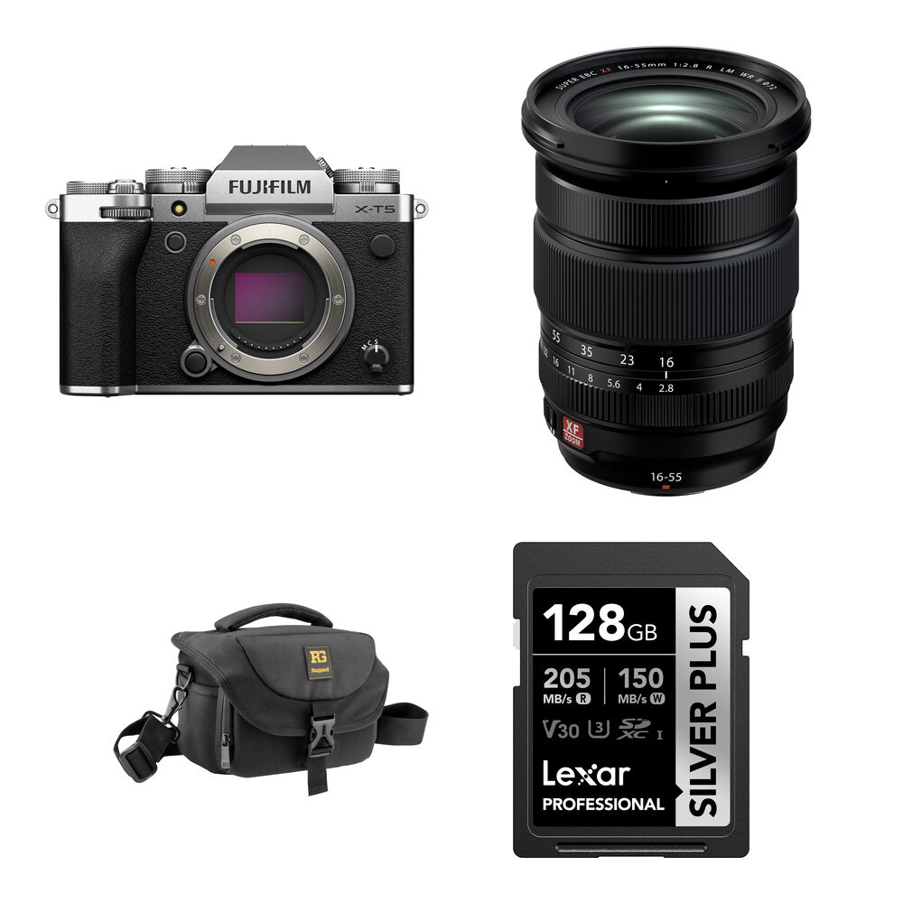 Беззеркальная камера FUJIFILM X-T5 Mirrorless Camera with 16-55mm f/2.8 Lens and
Беззеркальная камера FUJIFILM X-T5 Mirrorless Camera with 16-55mm f/2.8 Lens and