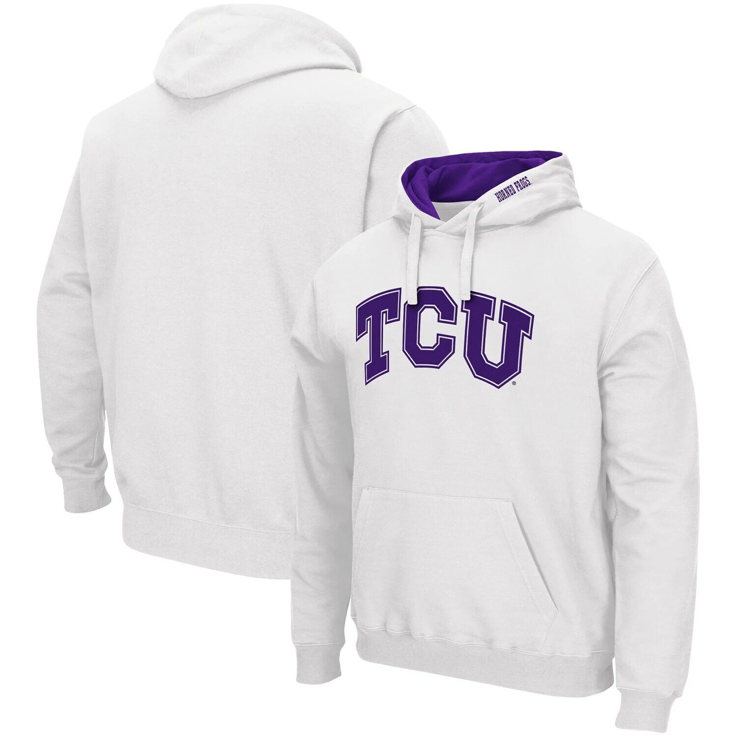Мужской белый пуловер с капюшоном TCU Horned Frogs Arch & Logo 3.0 Colosseum
Мужской белый пуловер с капюшоном TCU Horned Frogs Arch & Logo 3.0 Colosseum