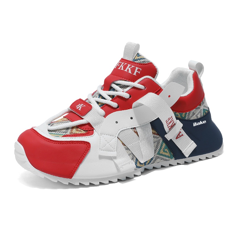 BAKE Скользоустойчивые дышащие амортизирующие низкие массивные кроссовки мужские белые, цвет White
BAKE Скользоустойчивые дышащие амортизирующие низкие массивные кроссовки мужские белые, цвет White