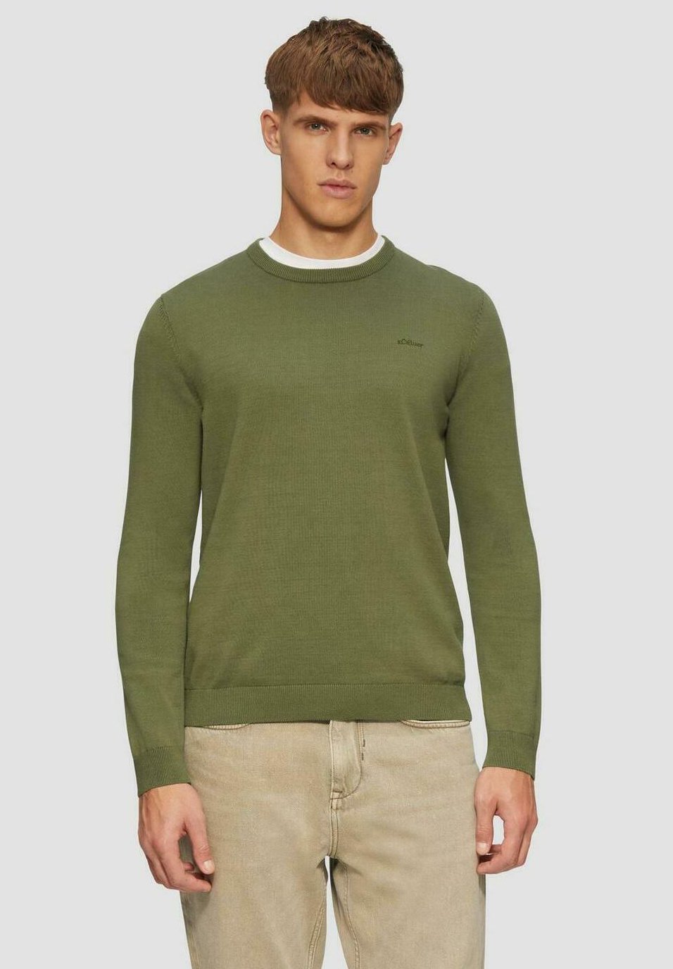 Джемпер LOGO-STICKEREI s.Oliver, оливковый
Джемпер LOGO-STICKEREI s.Oliver, оливковый