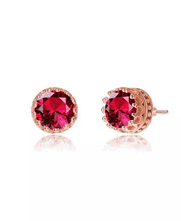 Элегантные круглые серьги-гвоздики «Королевская принцесса» из стерлингового серебра Rachel Glauber, red
Элегантные круглые серьги-гвоздики «Королевская принцесса» из стерлингового серебра Rachel Glauber, red