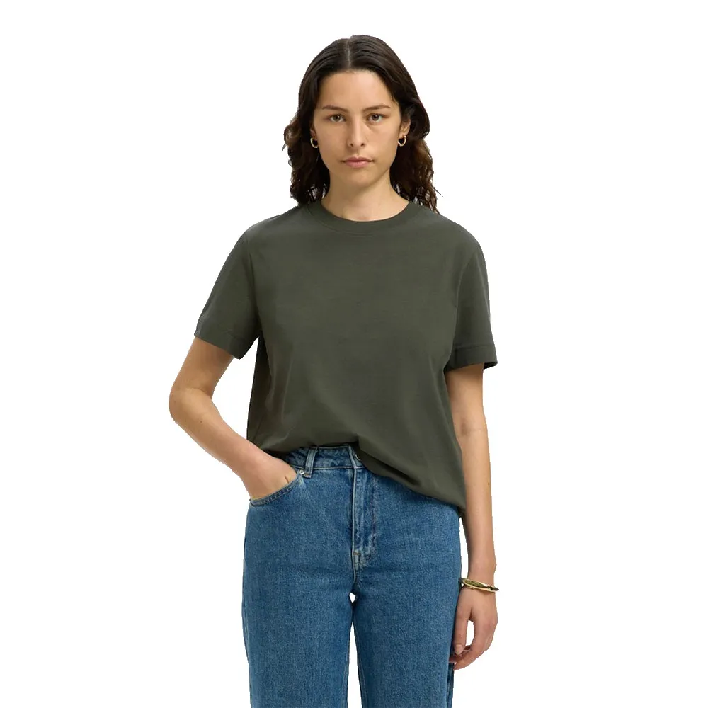 Футболка с коротким рукавом Selected Essential Boxy, зеленый
Футболка с коротким рукавом Selected Essential Boxy, зеленый