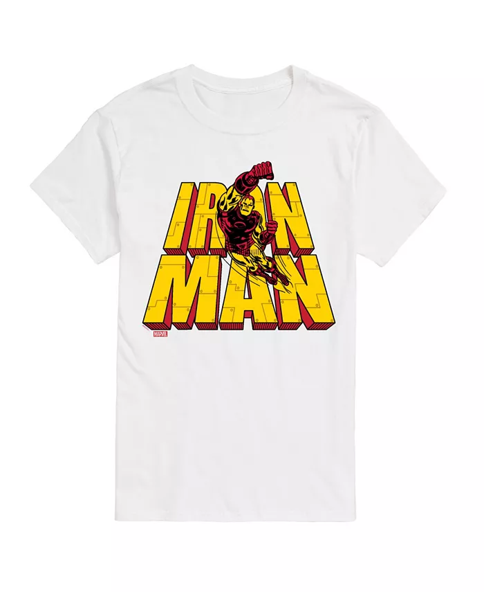 Мужская футболка с коротким рукавом Iron Man AIRWAVES, белый
Мужская футболка с коротким рукавом Iron Man AIRWAVES, белый