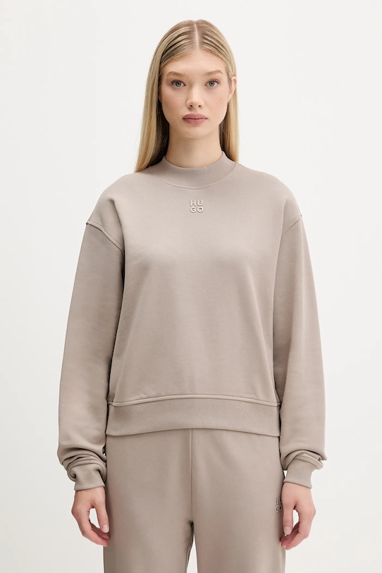 Хлопковая толстовка Hugo, бежевый
Хлопковая толстовка Hugo, бежевый