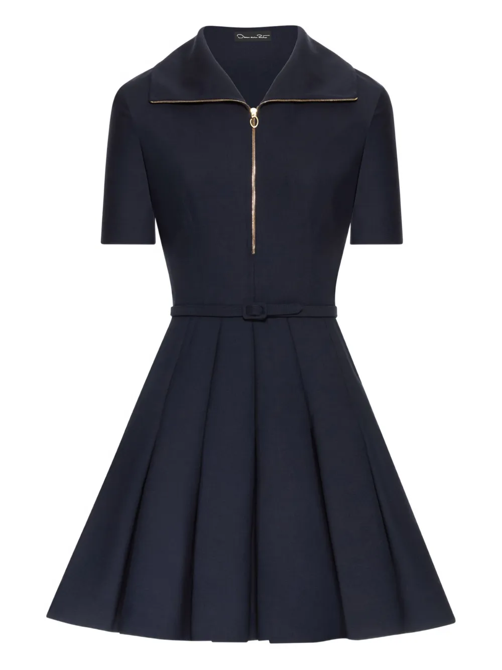 Платье мини на молнии со складками Oscar de la Renta, синий
Платье мини на молнии со складками Oscar de la Renta, синий