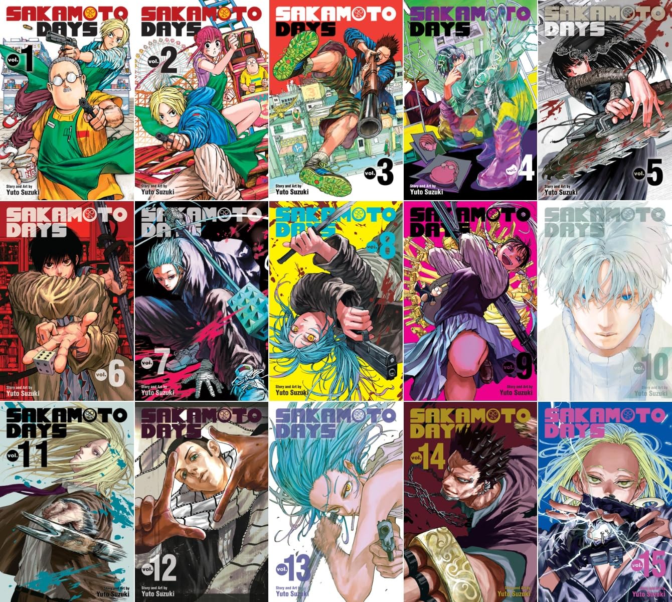 Sakamoto Days Manga Series 15 Books Set (Vol.1 - Vol.15) (VIZ Media LLC)
Sakamoto Days Manga Series 15 Books Set (Vol.1 - Vol.15) (VIZ Media LLC)