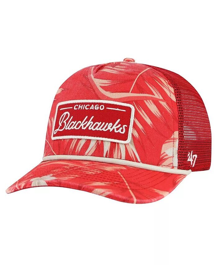 47 брендовая мужская красная регулируемая шляпа Trucker с принтом Chicago Blackhawks Tropicalia '47 Brand, красный
47 брендовая мужская красная регулируемая шляпа Trucker с принтом Chicago Blackhawks Tropicalia '47 Brand, красный