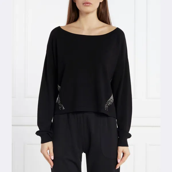 Укороченный свитер Liu Jo, черный
Укороченный свитер Liu Jo, черный