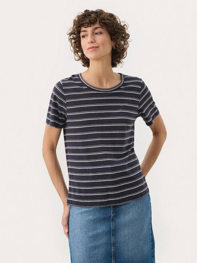 Футболка Nacima в полоску из льна Part Two, Midnight
Футболка Nacima в полоску из льна Part Two, Midnight