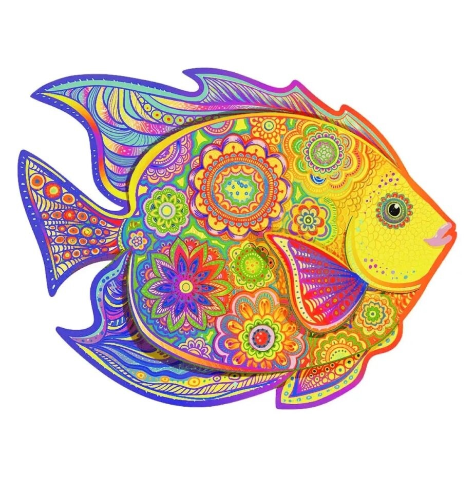 Деревянный пазл «Блестящие рыбки» 100 деталей. Унидрагон UNIDRAGON 
Деревянный пазл «Блестящие рыбки» 100 деталей. Унидрагон UNIDRAGON