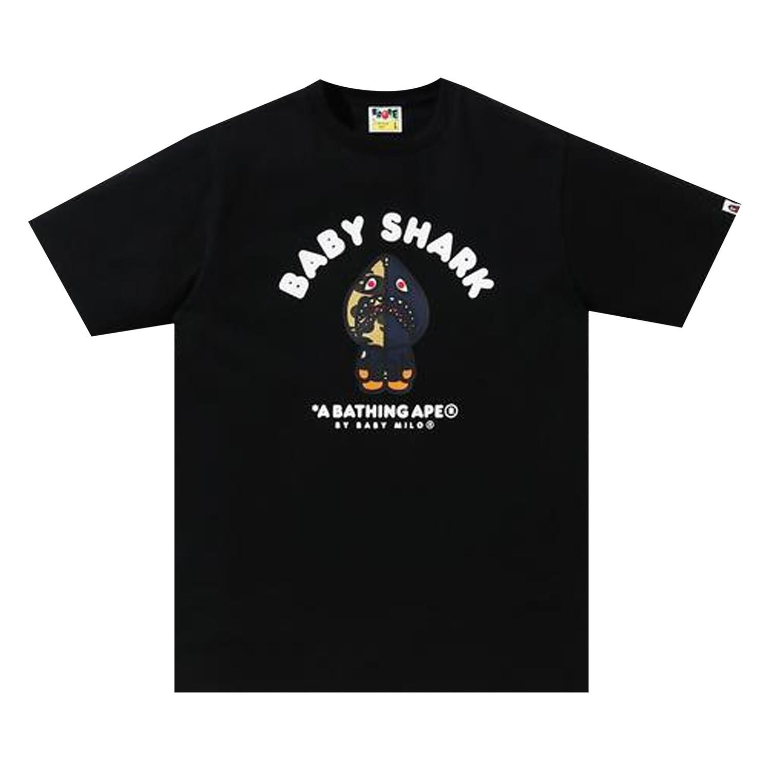 Футболка BAPE Baby Milo Shark College, цвет Черный/Темно-синий
Футболка BAPE Baby Milo Shark College, цвет Черный/Темно-синий