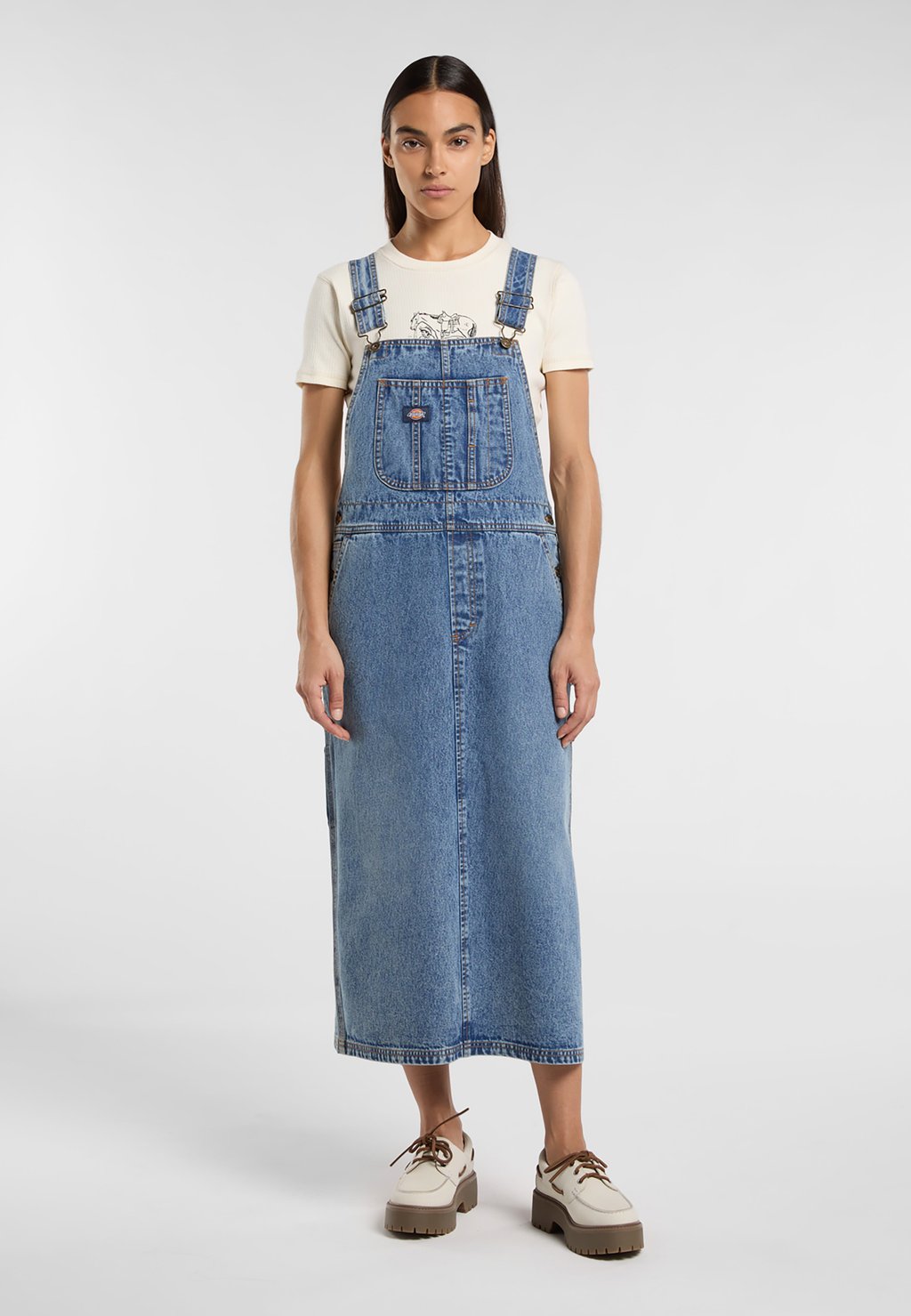 Платье из денима Dickies, темно-синий
Платье из денима Dickies, темно-синий