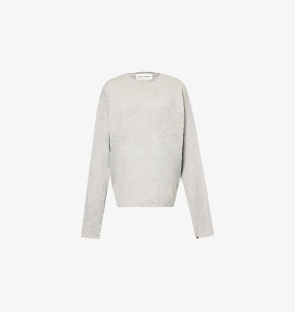 N°347 джемпер с круглым вырезом из смеси хлопка и кашемира Extreme Cashmere, серый
N°347 джемпер с круглым вырезом из смеси хлопка и кашемира Extreme Cashmere, серый
