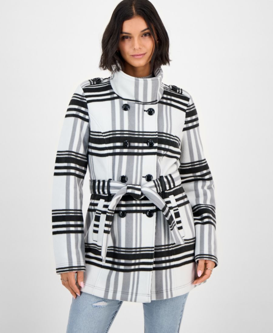 Детская клетчатая куртка из микрофлиса с поясом BCX, White/Black
Детская клетчатая куртка из микрофлиса с поясом BCX, White/Black