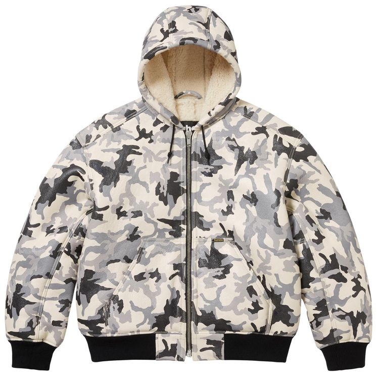 Рабочая куртка Supreme x Schott из овчины с капюшоном, расцветка «Снежный камуфляж», белый
Рабочая куртка Supreme x Schott из овчины с капюшоном, расцветка «Снежный камуфляж», белый