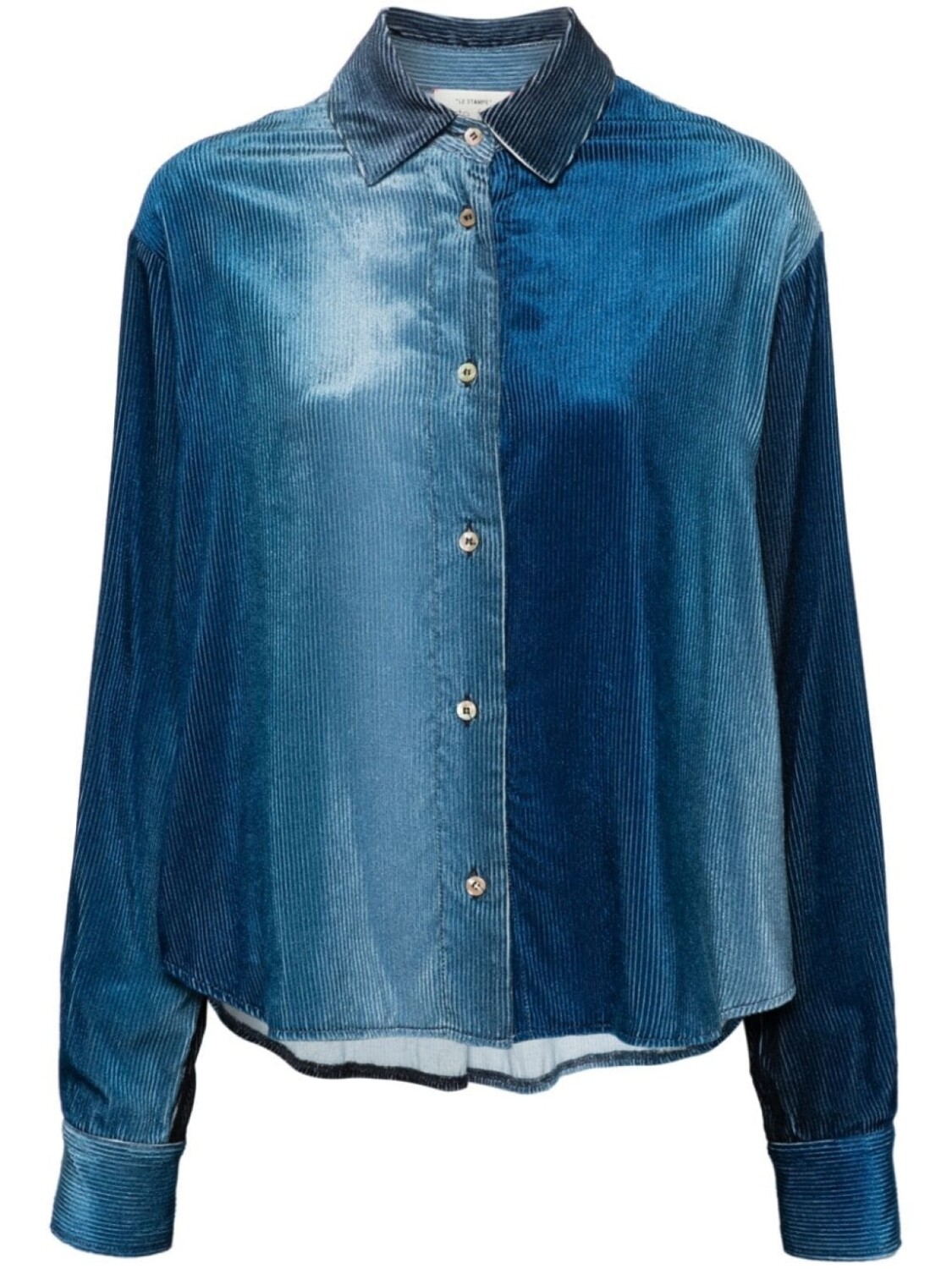 Forte Forte вельветовая рубашка с эффектом градиента, синий
Forte Forte вельветовая рубашка с эффектом градиента, синий