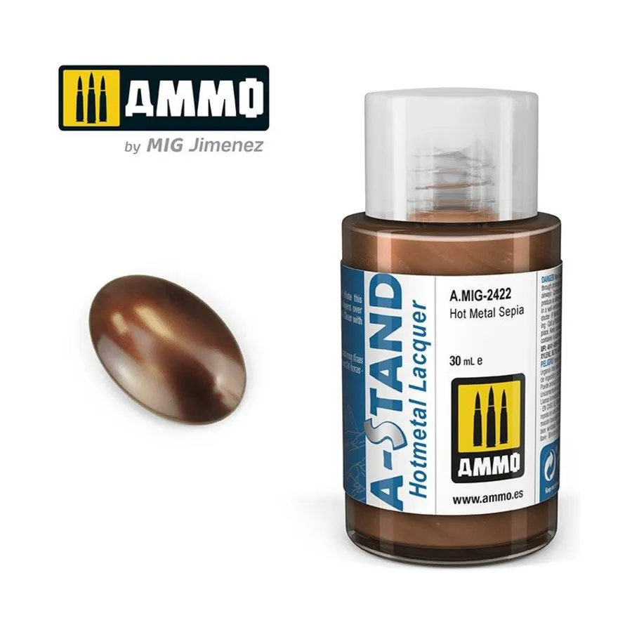 Горячая металлическая сепия, A-Stand - Lacquer
Горячая металлическая сепия, A-Stand - Lacquer