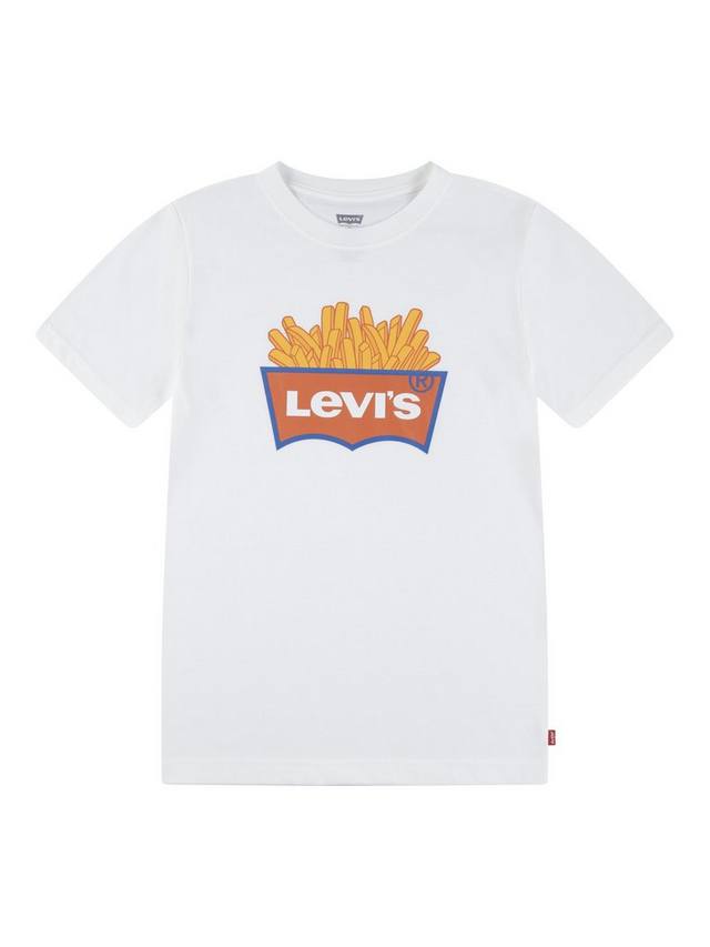 Детская футболка с принтом картошки фри из хлопковой смеси Levi's, Blanc De Blanc
Детская футболка с принтом картошки фри из хлопковой смеси Levi's, Blanc De Blanc