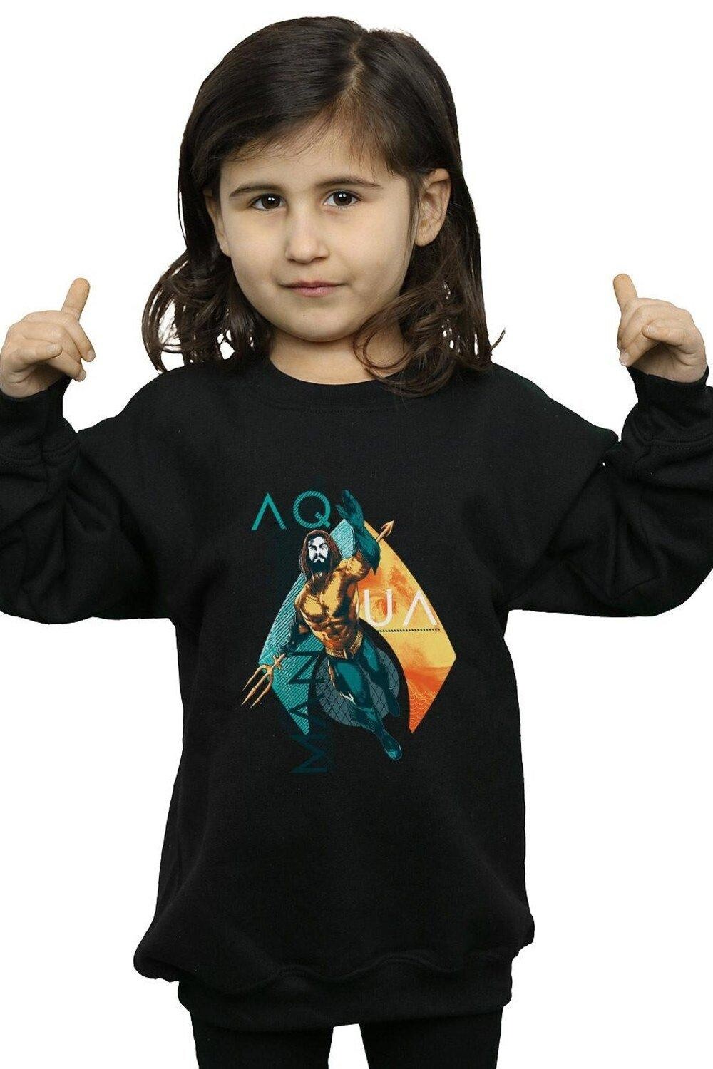 Толстовка с тропическим значком Aquaman DC Comics, черный
Толстовка с тропическим значком Aquaman DC Comics, черный