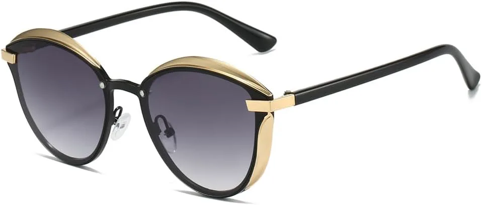 Модные женские солнцезащитные очки Fashion Shades в ретро-стиле с металлической оправой, защитой от УФ-излучения, стильные зеркальные очки неправильной формы KTUCN, 2
Модные женские солнцезащитные очки Fashion Shades в ретро-стиле с металлической оправой, защитой от УФ-излучения, стильные зеркальные очки неправильной формы KTUCN, 2