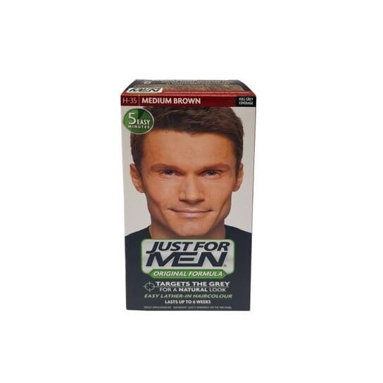 Шампунь-краситель для мужчин H-35 Medium Brown, 60 мл Just For Men, Original Formula
Шампунь-краситель для мужчин H-35 Medium Brown, 60 мл Just For Men, Original Formula