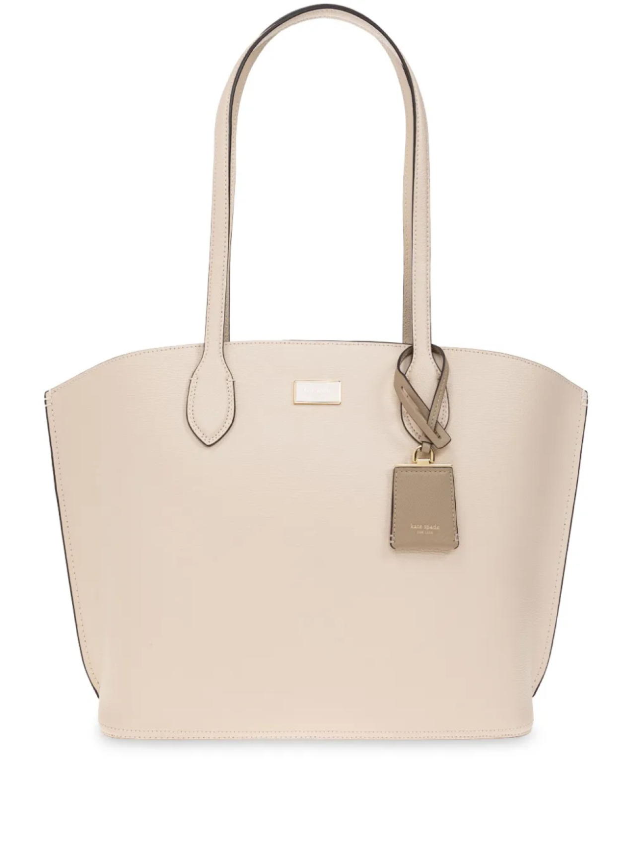 Кожаная сумка-тоут Kate Spade, нейтральный 
Кожаная сумка-тоут Kate Spade, нейтральный