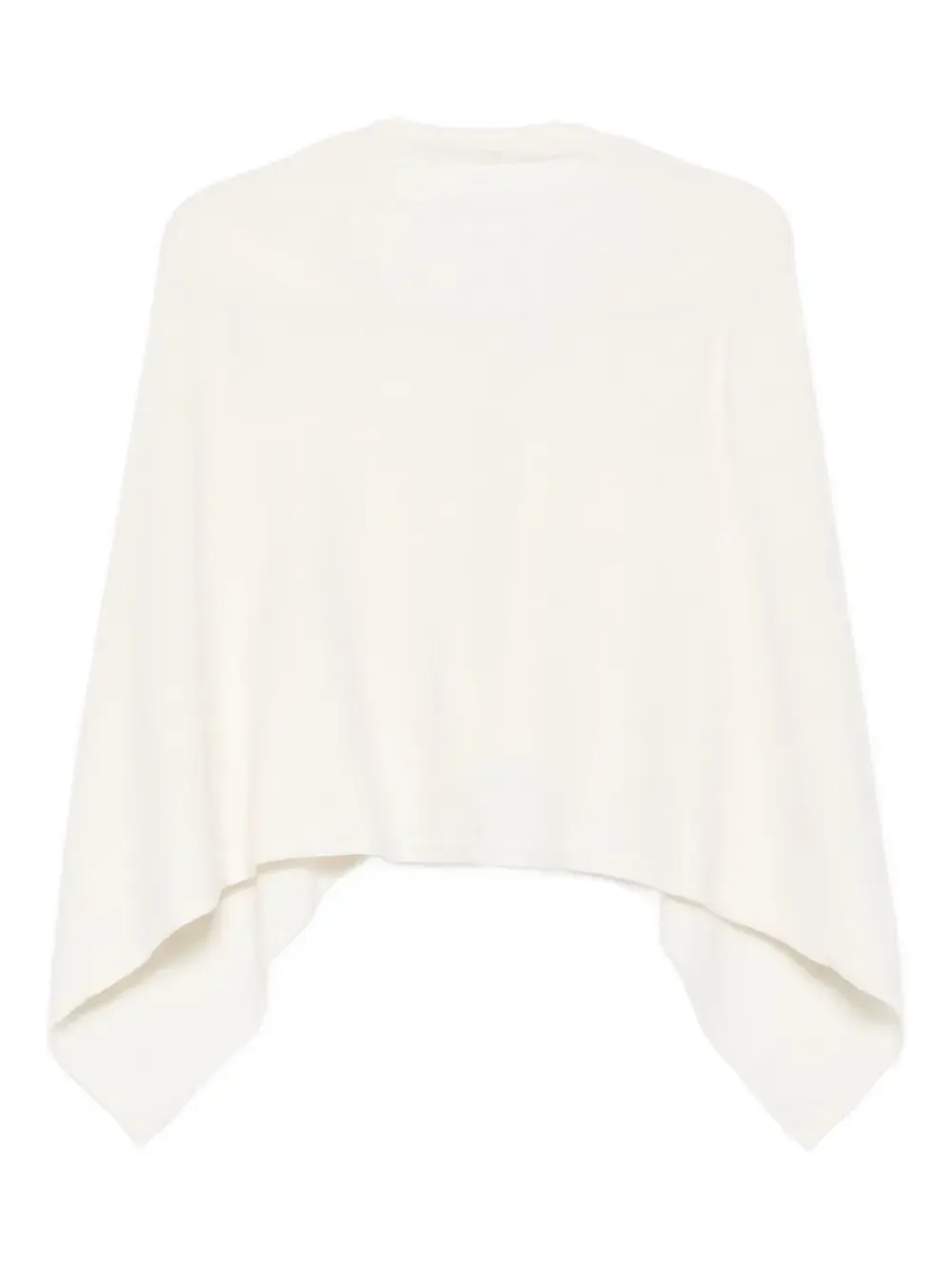 Кашемировое пончо с воротником-хомут Eric Bompard, белый
Кашемировое пончо с воротником-хомут Eric Bompard, белый