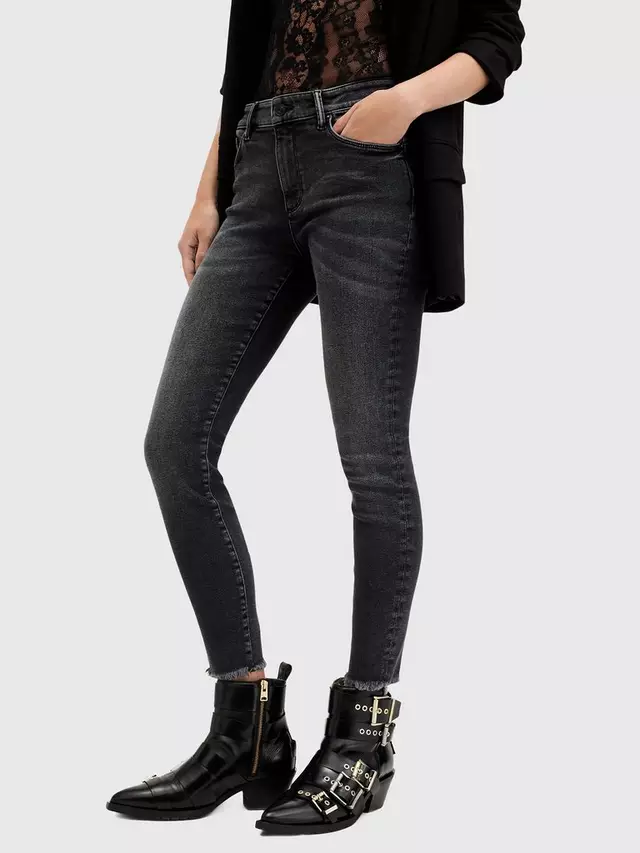 Джинсы AllSaints Miller Organic Cotton Blend Push Up, цвет washed black
Джинсы AllSaints Miller Organic Cotton Blend Push Up, цвет washed black