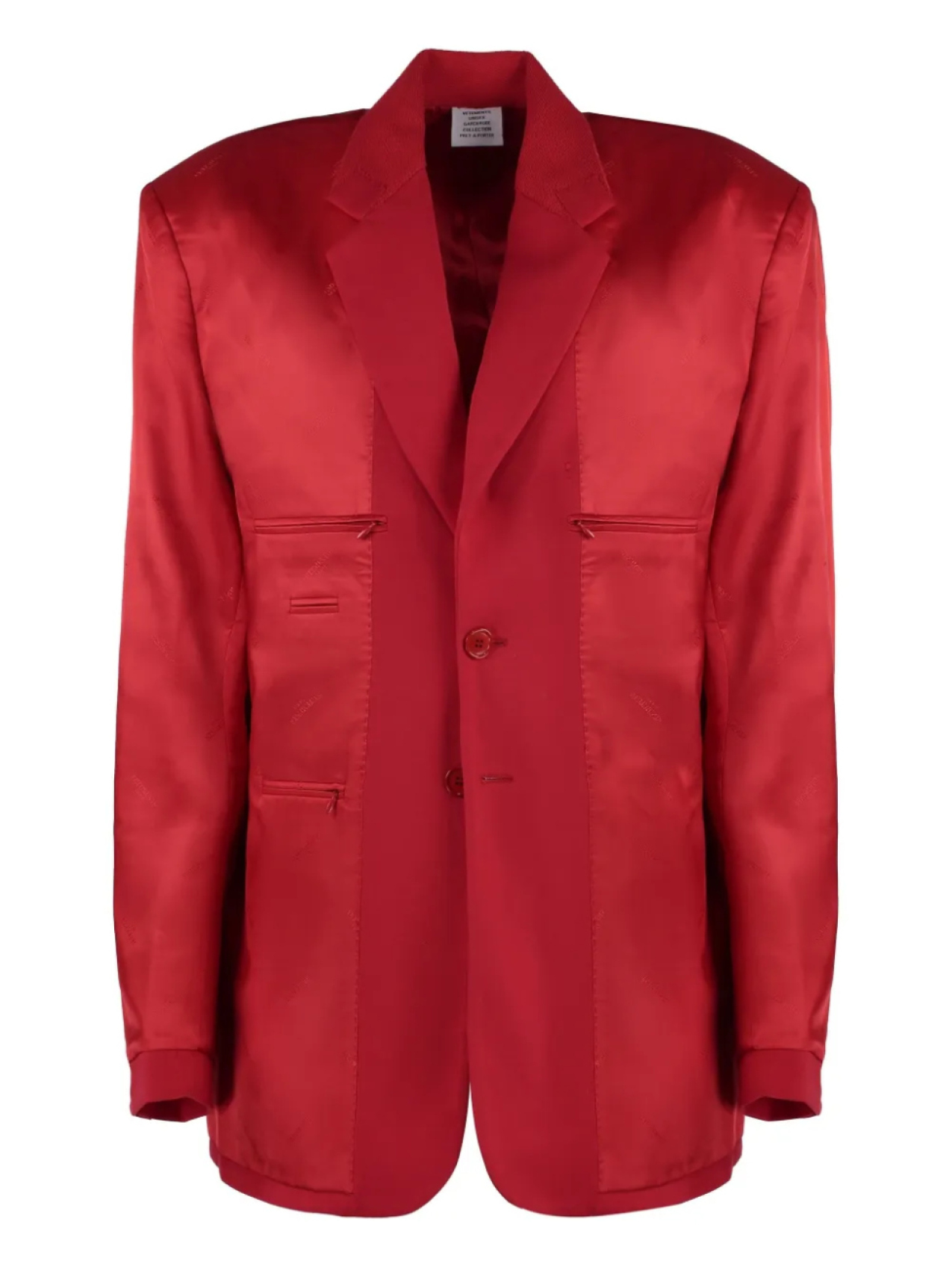 Атласный блейзер VETEMENTS, красный
Атласный блейзер VETEMENTS, красный