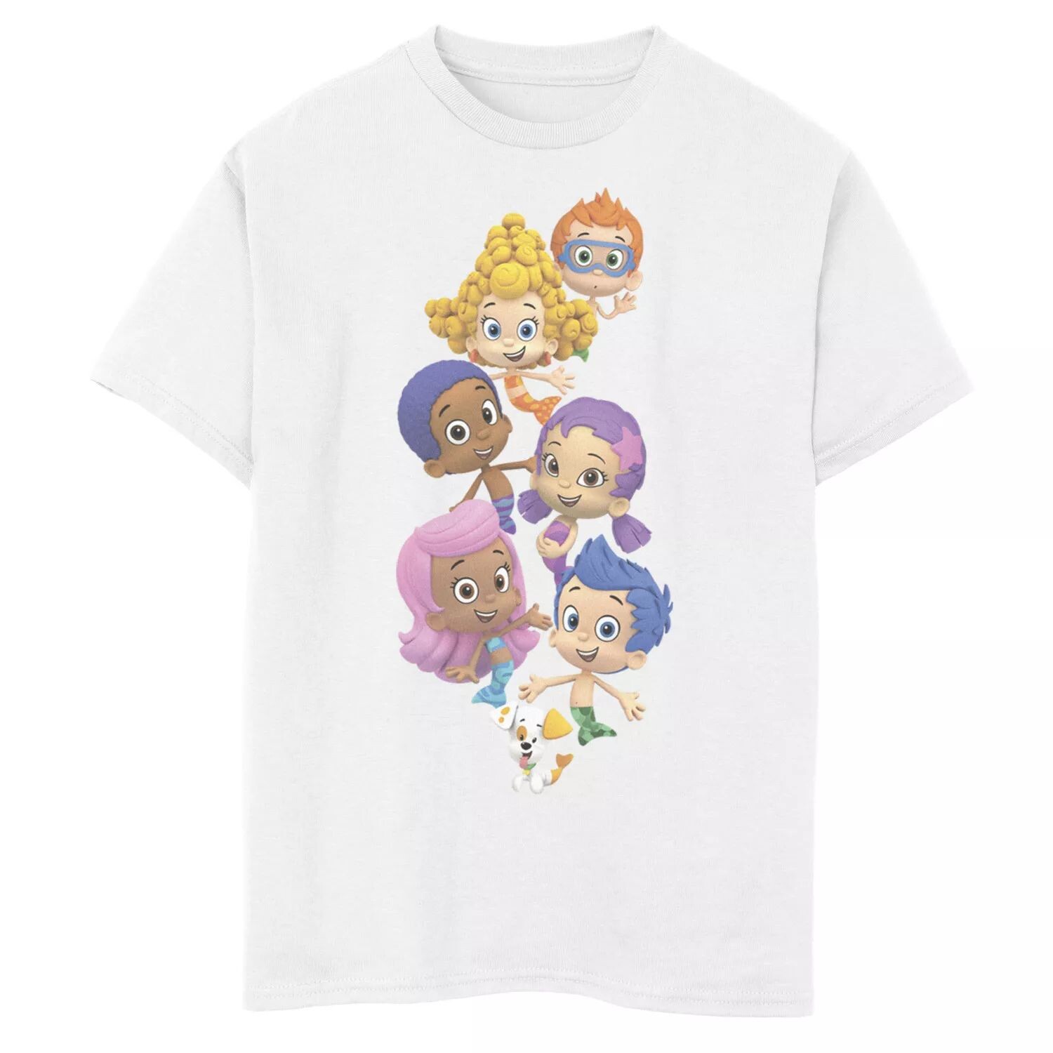 Футболка Nickelodeon Bubble Guppies для мальчиков 8–20 лет с коллажем и графикой Nickelodeon, белый 
Футболка Nickelodeon Bubble Guppies для мальчиков 8–20 лет с коллажем и графикой Nickelodeon, белый