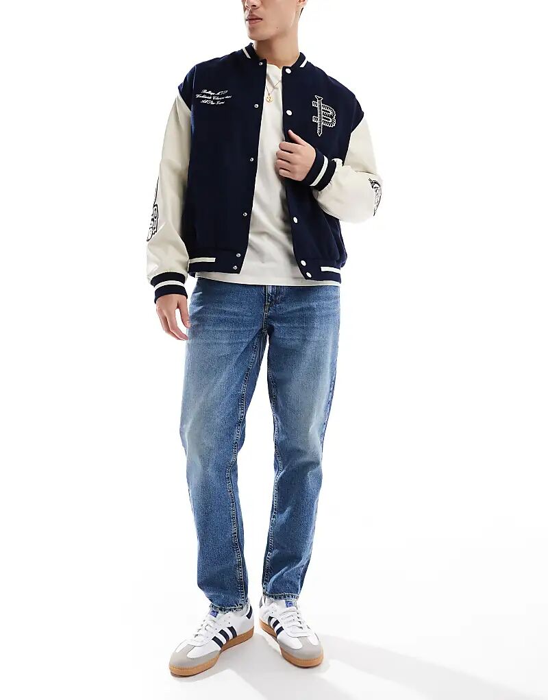 Зауженные джинсы темно-синего оттенка ASOS DESIGN
Зауженные джинсы темно-синего оттенка ASOS DESIGN