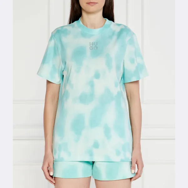 Комфортная винтажная футболка Hugo, бирюзовый
Комфортная винтажная футболка Hugo, бирюзовый