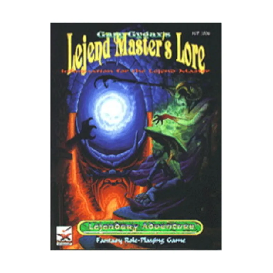 Lejend Master's Lore (Author's Limited Edition), Gary Gygax's Lejendary Adventures, мягкая обложка 
Lejend Master's Lore (Author's Limited Edition), Gary Gygax's Lejendary Adventures, мягкая обложка