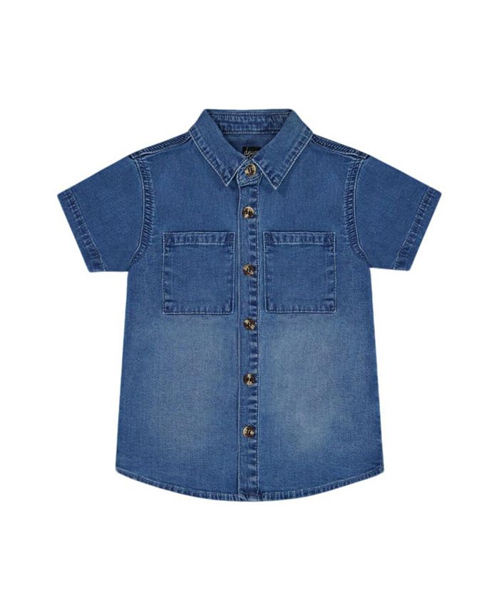 Мальчиковая рубашка с коротким рукавом на пуговицах - для малышей и детей постарше Deux par Deux, синий
Мальчиковая рубашка с коротким рукавом на пуговицах - для малышей и детей постарше Deux par Deux, синий