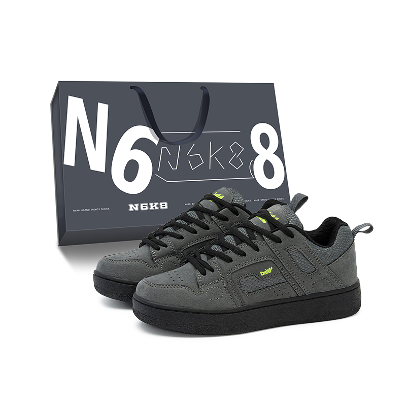 N6K8 Антискользящие износостойкие низкие скейтерские кроссовки унисекс сине-серо-черные, цвет Gray Black
N6K8 Антискользящие износостойкие низкие скейтерские кроссовки унисекс сине-серо-черные, цвет Gray Black