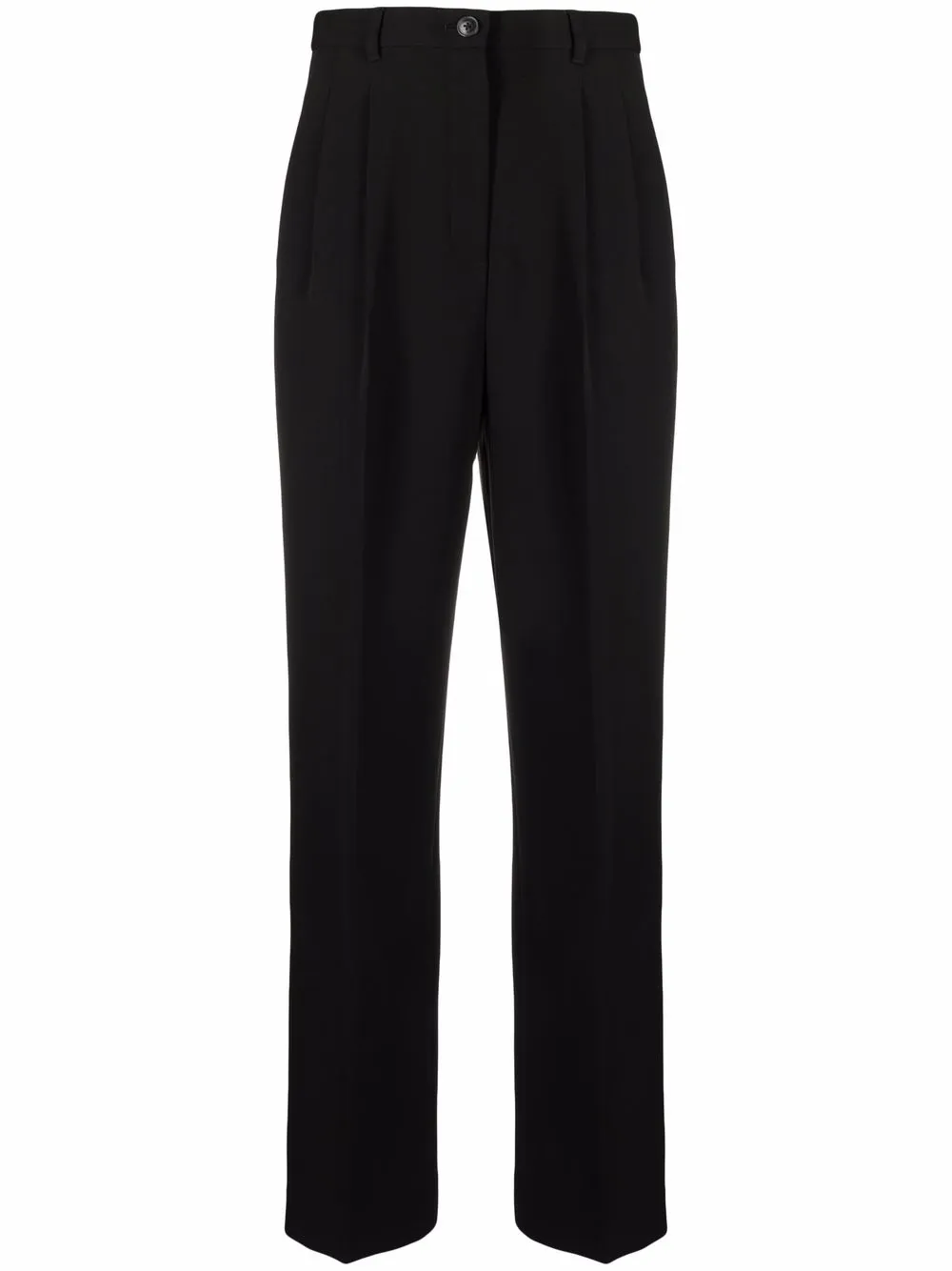 Брюки строгого кроя со складками Tory Burch, черный
Брюки строгого кроя со складками Tory Burch, черный